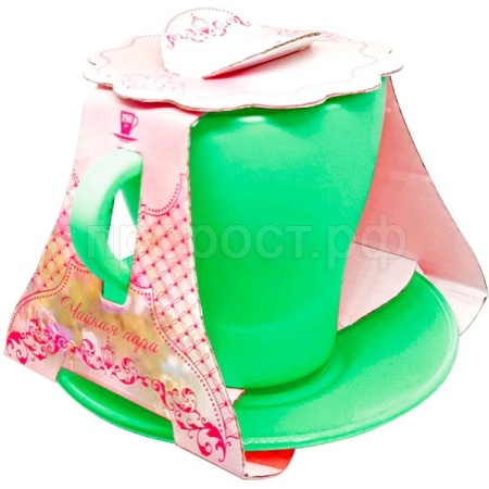 Чайная пара Апрель салатовый/2649-Н7