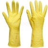 Перчатки хозяйственные латексные неопудренные L желтый 87577 /12шт/