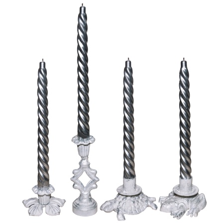 ДЕКОР Подсвечник Черепаха бел серебро РЗДИ/1шт ДЕКОР Подсвечник Черепаха бел серебро РЗДИ/1шт