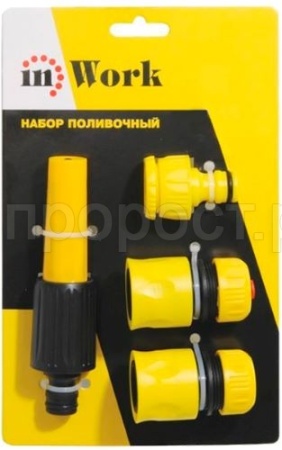 Полив Набор поливочный 3/4 inWork 77388 /100шт/ USP