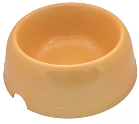 Миска одинарная пластик №7 3,5л/2307бежевая/Дарэлл