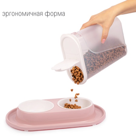 Контейнер д/корма Лекси 2,4л/10шт/М8585