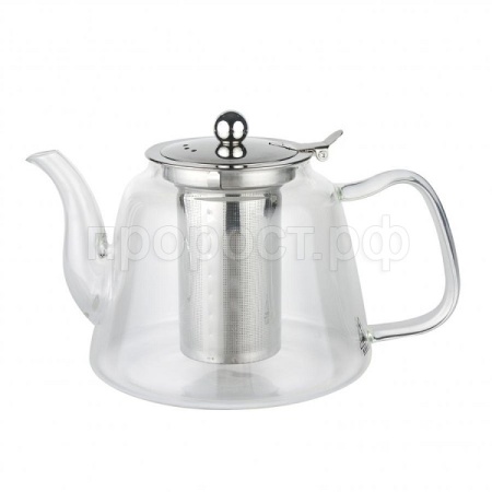 Чайник-заварник 1,2л Кувшин стекло с ситечком металлическим AST-006-D-04В 