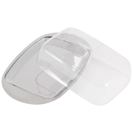 Масленка OLIATORE из нерж стали с пластик крышкой 18*11*4см /30шт/003879/Mallony 