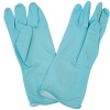 Перчатки хозяйственные латексные опудренные М мята 87601 /12шт/