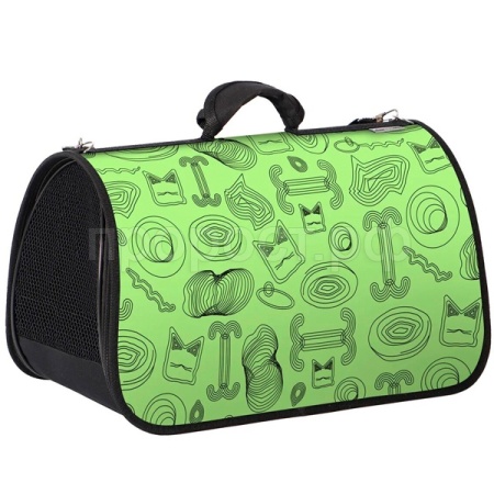 Сумка переноска ХАРД ДИЗАЙН ИИ  L 46*27*28см СП-120 зеленый