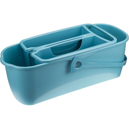Ведро 17л ГРАНД с органайзером серо-голубой 