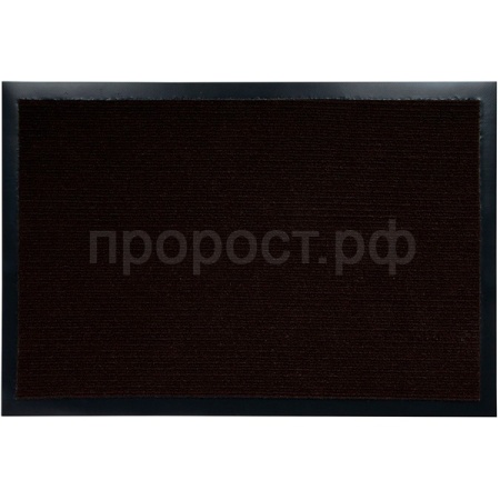 Коврик придверный 60*90см VORTEX "TRIP" влаговп. ребристый коричневый 24194