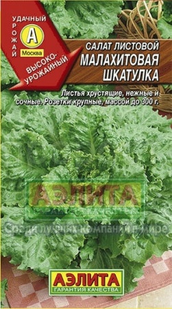 Салат Малахитовая шкатулка листовой 0,5г