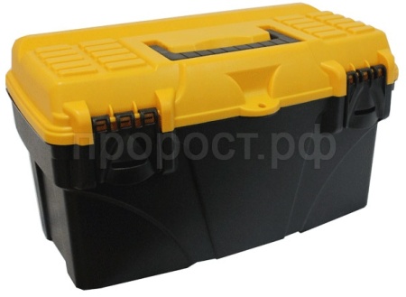 Ящик для инструментов ТИТАН 21 желтый с черным М2933 Ящик для инструментов ТИТАН 21 желтый с черным М2933