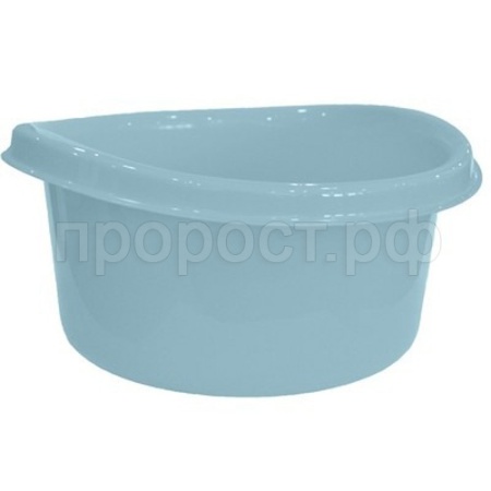 Таз 12л Vogue круглый небесный SV3939 /10шт/ПР 