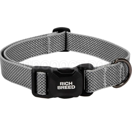 Ошейник магнитный суперзамок XL 25" 40-65 А-4 серый