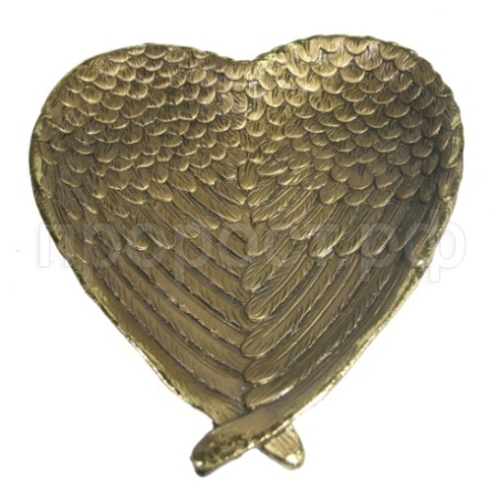 Подставка Крылья ангела (золото) L23W20H3,5см 713478/D056