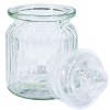 Банка стеклянная 250мл FLEUR с крышкой /48шт/ABF100W/ATTRIBUTE