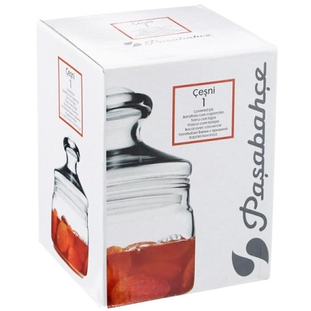 Банка стеклянная 420мл Чешни с крышкой /97554B 