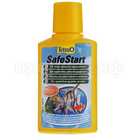 Средство для создание биологически пригодной среды рыб Tetra SafeStart 50мл/161184