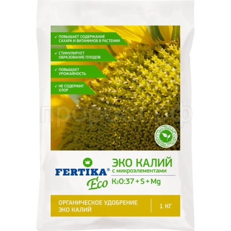 ЭКО Калий органическое с микроэлементами (K20:37+S+Mg) 1кг Фертика ЭКО Калий органическое с микроэлементами (K20:37+S+Mg) 1кг Фертика