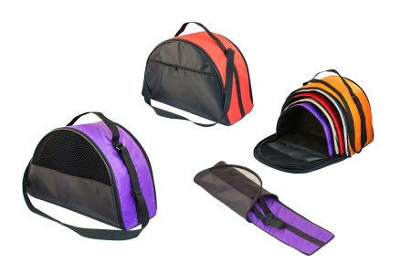 Сумка переноска ЧИП Конверт-Полукруг №2 расклад.с карманом и ремнем 44*22*29см бежевый/9057/