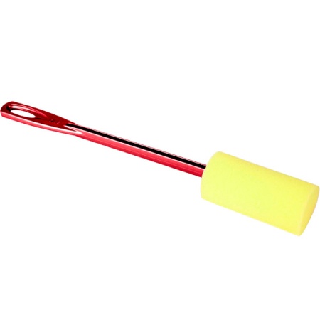 Ершик д/мытья бутылок (28см) Rock'n'Roll с губкой бордо SV3835БР /30шт/ПР