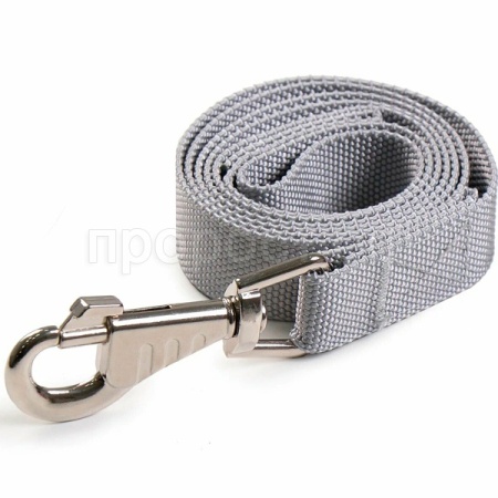 Поводок нейлон 25" 3м ПН-253 серый