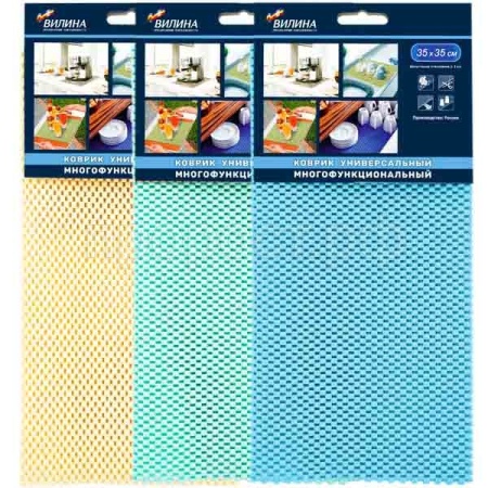 Коврик многофункц. 35*35см микс 67040