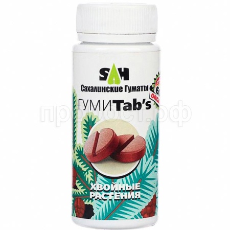 Сахалинские гуматы ГумиTabs 80гр для Хвойных  Сахалинские гуматы ГумиTabs 80гр для Хвойных