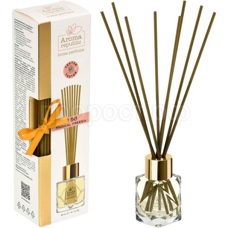 Диффузор д/дома с палочками 30мл Aroma Republic №58 Волшебная фрезия 93806 /12шт /Профит 